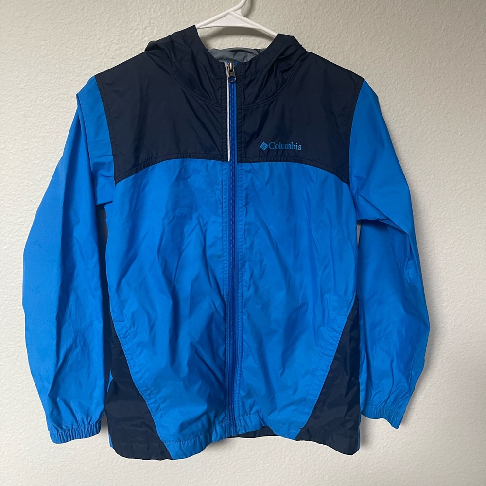 Kid Columbia raincoats dark blue/ blue size M(10-12)